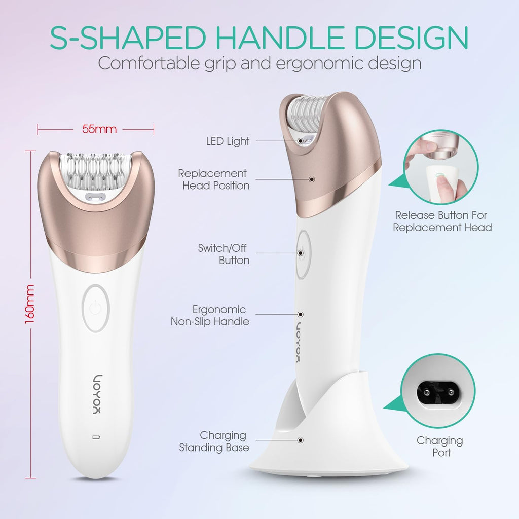 Epilator for Women, 3 in 1 Epilators Hair Removal for Leg Arm BM300