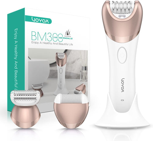 Epilator for Women, 3 in 1 Epilators Hair Removal for Leg Arm BM300